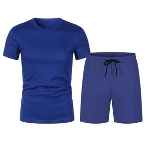 Ensemble d'été 2026 pour homme : T-shirt ample à col rond et short en maille respirante pour fitness et course à pied - Product Image 2