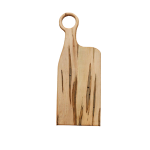 Planche à découper en bois naturel, rustique, faite à la main, planche de service solide pour la préparation quotidienne des aliments - Product Image 5