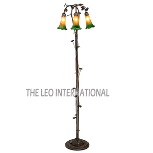 Mosaic Style Shade Pottery Wedding <b>Lights</b> Floor Lamp Nightstand Home Decor Ornament Standing Type Feature - Product Image 3
