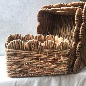 Trending 2025 Handmade <b>Storage</b> <b>Baskets</b> Eco-friendly Water Hyacinth Household Items Best Buy Home <b>Storage</b> & Organization <b>Basket</b> - Product Image 4