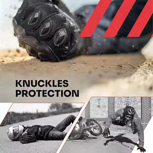 Guantes de Motocicleta de Cuero Puro, Personalizables en Diseño y Colores, Calidad Profesional, Directo de Fábrica - Product Image 4