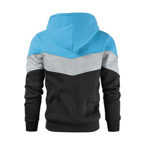 Sudaderas con paneles de algodón personalizadas para hombre, precio al por mayor, listas para enviar, sudaderas de invierno para hombre en oferta. - Product Image 3
