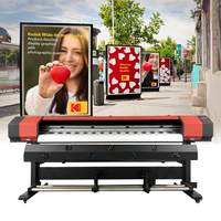 1,8 m 1,9 m 3,2 M Impresora de inyección de tinta solvente ecológica XP600 I3200 Cabezal de impresión 1440DPI Plotter ancho Envoltura de vinilo Flex Banner Póster Papel tapiz