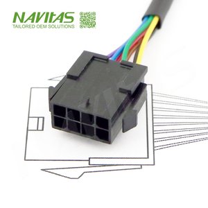 43025-0800 Conjunto de Cable de Alimentación Hembra Personalizado de 8 Posiciones, Paso de 3.0 mm, 26AWG, Arnés de Cables OEM, RoHS - Product Image 6
