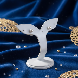 Pendientes de Perla Blanca de 9-10 mm - Product Image 1