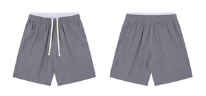 Pantalones Cortos Casuales para Hombre, Algodón Premium, Corte Relajado, Cintura Elástica con Cordón, Ropa de Calle de Verano para Uso Diario, Prendas Inferiores Cómodas - Product Image 4