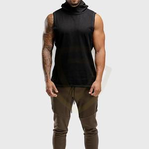 Camisetas de Tirantes con Capucha para Hombre, Tallas Grandes, con Logotipo Personalizado, para Entrenamiento, Culturismo, Secado Rápido, para Gimnasio - Product Image 1