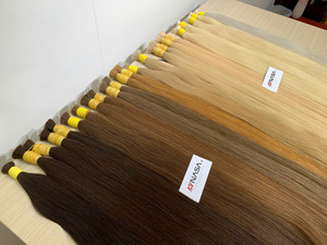 Extensiones de Cabello Virgen Vietnamita Nasa Hair Super Double Drawn, 100% Naturales, de 22-30 Pulgadas, Color Rubio Oscuro a Claro, Venta al Por Mayor - Product Image 3