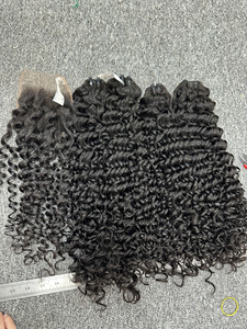 ขายดีสำหรับต่อผมแบบขายส่ง ผมเวอร์จินเวียดนามแท้ 100% แบบลอนลึก แบบเวฟ  ทอสองชั้นด้วยเครื่องจักร - Product Image 5