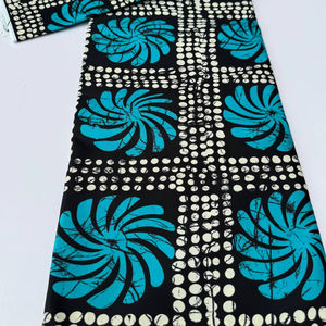 Tissu en coton 100% imprimé à la cire africaine personnalisé, durable pour la couture de vêtements traditionnels, mode éthiopienne - Product Image 1