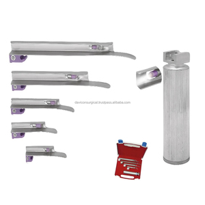 Set de Laringoscopio Convencional Miller, Hojas y Mango de Laringoscopio Desechables de Un Solo Uso, Instrumento Médico para Intubación de Vías Respiratorias - Product Image 1