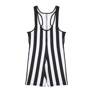 Combinaison de lutte slim fit pour hommes, séchage rapide, sans manches, pour l'entraînement et usage professionnel, combinaison de lutte OEM - Product Image 3