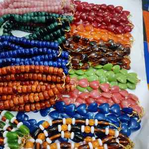 Collar de moda de resina con colgante largo, gargantilla punk de acrílico con cadena grande y gruesa para mujer, joyería artesanal de resina - Product Image 6