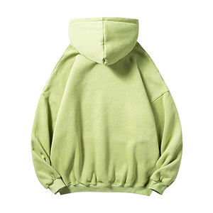 เสื้อฮู้ดผู้ชายสไตล์ลำลองสำหรับฤดูใบไม้ร่วง ผ้าฝ้ายฟลีซ 100% ทรงโอเวอร์ไซส์ น้ำหนักเบา ระบายอากาศได้ดี เป็นมิตรต่อสิ่งแวดล้อม - Product Image 2