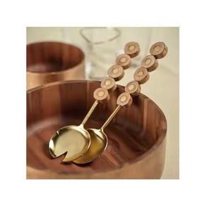 Fine Dining Metal <b>Salad</b> Server Set Premium Food Service <b>Tools</b> for Restaurants - Product Image 1