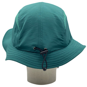 Buy Custom Outdoor Quick Drying Solid Blank Bucket Cap <b>Summer</b> Fisherman Polyester Brim Bucket <b>Hat</b> - Product Image 4
