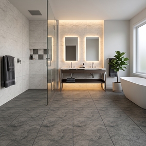 400x400mm 12mm Thick Solid Porcelain Exterior <b>Floor</b> Tiles Anti-Slip <b>Matte</b> Finish Heavy Duty for Villa & Hotel Use - Product Image 4