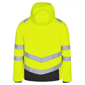 Veste de sécurité hivernale haute visibilité, imperméable, pour travaux industriels et de construction, vêtements de travail chauds, coupe-vent, veste de sécurité - Product Image 2