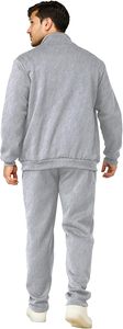 Men's Tracksuits Casual Sweatsuit 2 Piece Full Zip Sweatshirt and Sweatpants Set <b>Athletic</b> Jogging Suit - Product Image 4