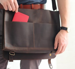 Premium Quality Leather Laptop <b>Bag</b> <b>for</b> <b>Men</b> Office <b>Work</b> Travel Business Messenger <b>Bag</b> Available at Export Price - Product Image 6