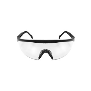 P712 Wraparound Polycarbonate Safety <b>Glasses</b> Nylon Arms Clear Lens UV380 Protection CE Certified for Construction Outdoor Use - Product Image 1