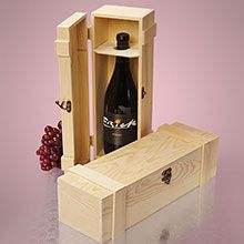 Portable Wooden Bottle Holder For Dining Table Wine Bottle Organizer Solid Wood Rack For <b>Kitchen</b> Counter <b>Storage</b> - Product Image 6