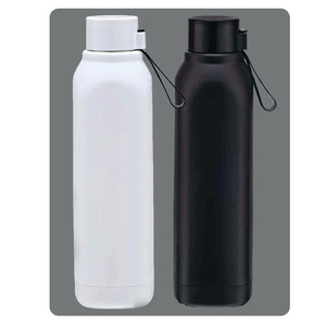 Bouteille d'eau isotherme en acier inoxydable anti-fuite avec impression personnalisée pour boissons chaudes et froides - Cadeau de la Saint-Valentin et de la remise des diplômes - Product Image 1