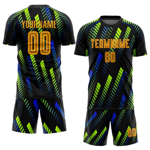 ชุดเสื้อฟุตบอลแบบสั่งทำพิเศษ พิมพ์ลายดิจิตอลด้วยเทคนิคซับลิเมชั่น สีสันตามสั่ง สำหรับฝึกซ้อมและเล่นจริง ชุดยูนิฟอร์มเด็กสำหรับโรงเรียน/สโมสร - Product Image 2