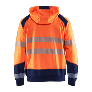 Sudadera con Capucha Reflectante de Seguridad para Hombre, Alta Visibilidad, Ropa de Trabajo para Trabajadores de la Construcción, para Correr de Noche, Secado Rápido, Ecológica - Product Image 3