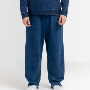 Jeans en denim Nirben |   Nouveau pantalon décontracté pour homme, style américain rétro, coupe droite et large, délavé, pour l'automne - Product Image 5