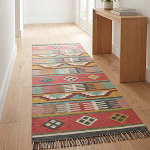 Traditional Geometric Pattern Kilim Rugs High Quality Outdoor Rugs Personalized Welcome Door <b>Mat</b> Quick Dry Carpert Kilim 5X10 - Product Image 1