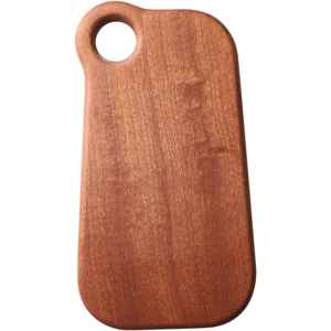 Planche à découper en bois d'acacia à grain rond avec rainure pour les jus, planche de boucher robuste, planche de cuisine - Product Image 5