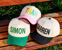 Gorra de Béisbol y Sombrero Deportivos Personalizados al por Mayor con Nombre y Logotipo Bordado en 3D de Alta Calidad, de 5 Paneles, en Tela de Algodón, Estilo Urbano