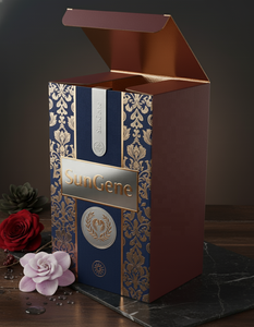 กล่องของขวัญแข็งแบบสั่งทำที่หรูหราศิลปะกระดาษเคลือบ UV แบบนูนบรรจุภัณฑ์สีเขียวทองรีไซเคิลได้สำหรับอุปกรณ์อิเล็กทรอนิกส์ไวน์ระดับพรีเมียม - Product Image 3