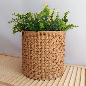 Jardinière en rotin design pour salon, chambre, balcon, jardin, table, fenêtre et entrée – Vente en gros depuis l'Inde - Product Image 1