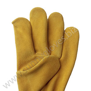 Guantes de Invierno de Alta Calidad para Conducir, Cálidos, Completos, con Puño Elástico, de Cuero Genuino y Algodón, Antiestáticos y de Seguridad - Product Image 3