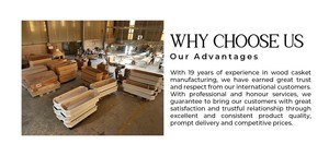 DSP LTD SERENITY ataúdes de cremación de madera natural personalizados suministros funerarios para adultos de alta calidad hechos en Vietnam CKT2007 - Product Image 5