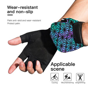 Minimalistic Design Women's Fitness <b>Gloves</b> Wear Resistant Anti Skid Velcro Strap Closure <b>Type</b> Wholesale Cheap Price Gym <b>Gloves</b> - Product Image 5
