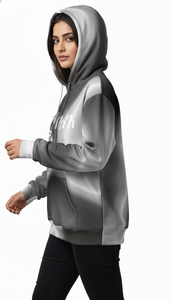 เสื้อฮู้ดดี้โอเวอร์ไซส์สไตล์คนเมือง พิมพ์ลายแบบ Sublimation ทั่วตัว สำหรับแบรนด์ไลฟ์สไตล์ลำลอง - Product Image 4