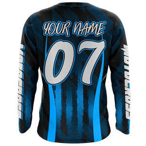 Maillot de motocross haut de gamme, logo personnalisé, prix usine OEM/ODM, fournisseur de vêtements de course durables, respirants et performants - Product Image 5