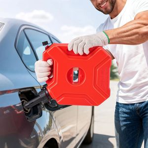 Contenitore Portatile per Carburante da 1,3 Galloni con Beccuccio Antigoccia Sicuro, Supporto Bloccabile, Portata Massima 15 L/min, per Trasporto Merci - Product Image 2
