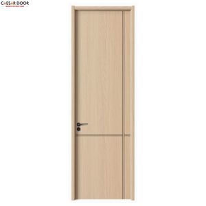 Puerta Interior Moderna de Madera Contrachapada, Puerta de Entrada Privada, Resistente a la Humedad, Ignífuga, Material MDF Sólido - Product Image 1