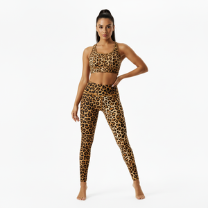 Ensemble de vêtements de yoga à séchage rapide, doux et confortable, pour femme, pantalon de sport, leggings, ensemble de soutien-gorge de sport, leggings pour femme - Product Image 1