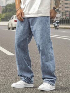 <b>Men</b>’s Relaxed Fit Baggy Jeans | Streetwear Style Loose Denim Pants for Casual Wear | Comfortable Cotton Blend Jeans with Trendy - Product Image 2
