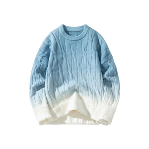 เสื้อสเวตเตอร์ไหมพรมฤดูหนาวสำหรับผู้ชาย DYNEGO APPARELS แบบสั่งทำพิเศษ ระบายอากาศได้ดี อุ่นสบาย ถักทอจากโพลีเอสเตอร์ 100% หนา ลายไขว้ - Product Image 3