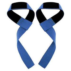 สายรัดข้อมือยกน้ำหนักแบบนีโอพรีนสำหรับเดดลิฟท์ เพาเวอร์ลิฟท์ ฟิตเนส เทรนนิ่ง ลายสองแถบ ดีไซน์สำหรับยิม ป้องกันการลื่น - Product Image 1