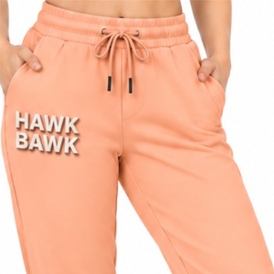 Women Drawstring Casual <b>Trousers</b> <b>With</b> Elastic Cuff Soft Casual Feel Easy Movement Style Tapered Ankle Finish Useful Side <b>Pockets</b> - Product Image 4