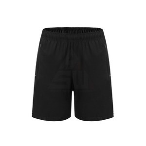 Shorts de plage pour hommes, brillants, avec logo sur le devant, coupe ample, 100% coton, légers, écologiques, taille élastique, décontractés, sportifs, séchage rapide - Product Image 3