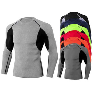 Custom Printed Rash Guard <b>Shirt</b> Long Sleeve UV Protection <b>Compression</b> Fitness Sportswear Sublimation Manufacturer - Product Image 3