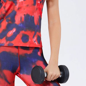 T-shirt personnalisé pour femme, manches courtes, col rond, imprimé par sublimation, séchage rapide, respirant, collection hiver, promotion exceptionnelle - Product Image 5